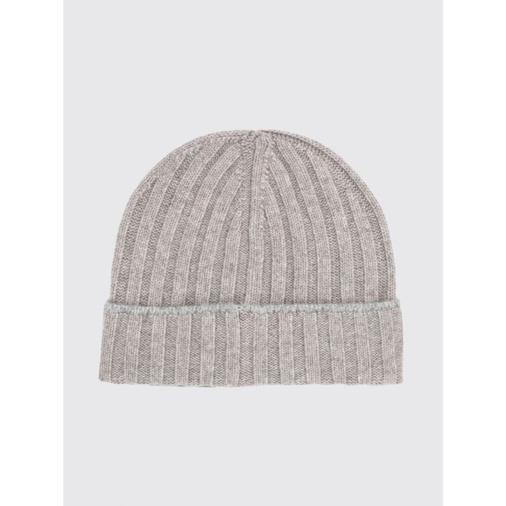 Brunello Cucinelli Men Brunello Cucinelli Ribbed Pure Cashmere Beanie With Cuff